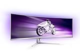 Philips Evnia 49M2C8900LA - 49 Zoll DQHD OLED Curved Gaming Monitor, 144 Hertz,...
