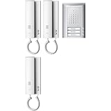 Ritto Türsprechanlage ENTRAVOX KOMPLETTSET für 3 Familienhaus SILBER, 1841320,...