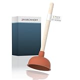 Kirchhoff 99908200 Profi-Pömpel 140 mm, Saugglocke für verstopfte Toilette,...