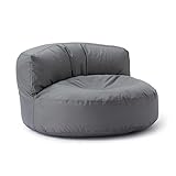 Lumaland Sitzsack Lounge | Sofa-Sitzsack 90 x 50 cm mit Rückenlehne | Indoor &...