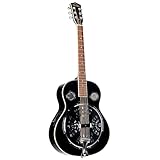 Resonator Gitarre von Red Hill, Schwarz, Spider-Cone-Resonator, Laminierte...