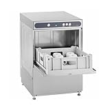 GastroHero ECOLINE-GSM40SL Gläserspülmaschine I Spülmaschine mit Laugenpumpe,...
