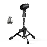 Getaria Mikrofon Ständer, 3 in 1 Multifunktions Mikrofonständer, Tisch Mic...