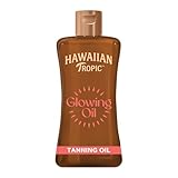 Hawaiian Tropic | Glowing Tanning Oil Sonnenöl, 200 ml, tropischer Duft mit...