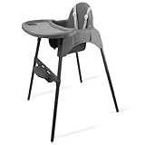 YIHAKIDS Hochstuhl Baby, 2-in-1 Kinderhochstuhl, Verstellbarer Kinderstuhl mit...