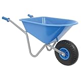 Matrix Kinderschubkarre hohe Qualität 40kg Schubkarre Kinder blau Garten...