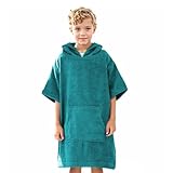 DiaryLook Kinder Kapuzen Badeponcho,Saugfähiges Handtuch Poncho für Jungen und...