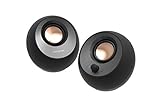 CREATIVE Pebble V3 Desktop-Lautsprecher USB-C 2.0 mit USB Audio, Clear Dialog,...