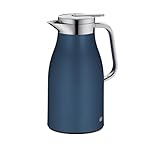 alfi SKYLINE 1,0l, dark denim mat, Edelstahl-Isolierkanne mit hygienischem...