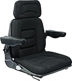 KlaraSeats Schleppersitz Hofladersitz S 85/90AR Stoff Schwarz
