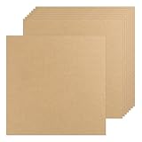 Acidea MDF Platten, 8Stk 30x30cm MDF Platte Holzplatten, 3mm Dünne Holzplatten,...