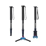 Moman Einbeinstativ Kamera Stativ Einbein Reisestativ mit Standspinne, DSLR...