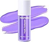Lila Zahnpasta für Zahnaufhellung, 30ML Lila Zahnpasta für Strahlend Weiße...
