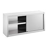 Royal Catering RCSSWC-120X45-S Edelstahl Hängeschrank 120 x 45 cm...