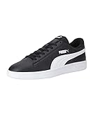 PUMA Unisex Puma Smash v2 L Low-Top, Puma Black-Puma White, 42 EU
