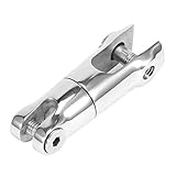 Drehbarer Ankerverbinder, Edelstahl Anker schwenkbar Bootszubehör für 6-8mm...