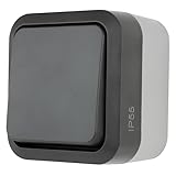 REV - AquaStorm, Lichtschalter - Wechselschalter Feuchtraum IP55, Aufputz, 230V,...