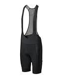 DANISH ENDURANCE Kurze Radlerhose Herren, Radsport-Trägerhosen, Fahrradhose mit...