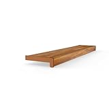 Seiletech.de FENSTERBANK PVC | 20 cm x 100 cm | Eiche Gold | Fensterbrett | für...