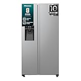 Hisense RS5P535NTCE Side-By-Side Kühl-Gefrier-Kombination, 376 Liter Kühlteil,...