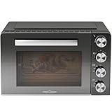 ProfiCook® Minibackofen 30L | Umluft + Ober-/Unterhitze | Mini Backofen mit...