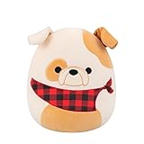 Squishmallows SQCR08585 - Brock die Bulldogge mit Bandana 30 cm, offizielles...