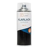 D.LINE Klarlack glänzend Sprühdose 400 ml DL 1523 - Überzugslack für...