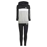 adidas Mädchen Tiberio 3-Stripes Colorblock Fleece Leggings Set Kids,...