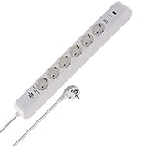 Brennenstuhl Steckdosenleiste 6-Fach mit USB und Überspannungsschutz...