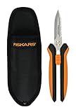 Fiskars Mehrzweck-Gartenschere, Länge: 20,6 cm, Rostfreie...