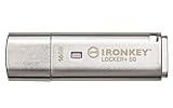 Kingston IronKey Locker+ 50 USB Stick XTS-AES-Verschlüsselung für Datenschutz...