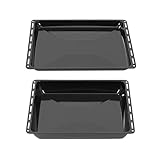 ICQN 465 x 370 x 30 und 60 mm Backblech Set, Passend für Bosch Neff Constructa,...