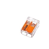 Wago Hebelverbindungsklemme 2 x 0,2-4 mm², 10 Stück Packung, BLV221412,...