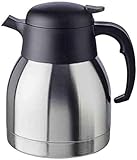 APS 10910 Isolierkanne „Classic“, 1 Liter, Kaffeekanne mit Drehverschluss,...