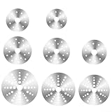 Lecreatekit Induktions-Koch-Wärmeverteiler-Disc, Edelstahl-Adapterplatte für...