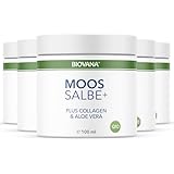 BIOVANA Moossalbe Plus, Soforteffekt Mooscreme gegen Falten, Moos Salbe fürs...