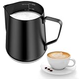 Newaner 350ml Milchkännchen zum Milchaufschäumen 304 Edelstahl, Milchkanne mit...