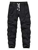 APTRO Herren Cargo Hose Camouflage Elastische Taille Arbeitshose Lange Baumwolle...