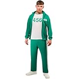 Rubies Offiziel Squid Game Deluxe Player 456 Erwachsenekostüm, Verkleidung für...