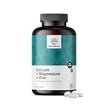 HealthyWorld Kalzium + Magnesium + Zink – Komplex mit 2 Vitaminen & 7...