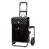 ANDERSEN Einkaufstrolley - Komfort Shopper Malit schwarz 49 L...