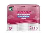 by Amazon Toilettenpapier, 4-lagig Gestepptes, Besonders Weich, 12 Rollen, 1-er...