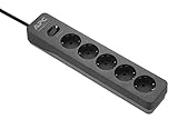 APC Surge Protector - PME5B-GR - Steckdosenleiste mit Überspannungsschutz...