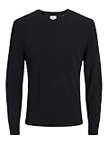JACK & JONES Male Strickpullover Einfarbig Strickpullover