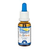 Dr. Jacob's Vitamin D3 Öl forte 20 ml I 2000 I.E. 50 µg D3 pro Tropfen I...