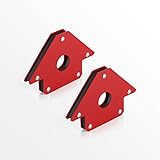 CPROSP 2x Schweißmagnet 11 KG Haltekraft, Schweißwinkel Magnetisch 45° x 90°...