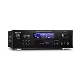 auna AMP 5100 BT 5.1 - Amplifier Verstärker, 2 x 120 Watt + 3 x 50 Watt RMS,...