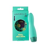AMORELIE Joy – Mini-Vibrator Shine | Wasserfest Wiederaufladbar aus Silikon &...