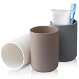 Ukaeno zahnputzbecher 3 Stück, Kunststoff in Lebensmittelqualität, absolut...