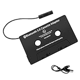 Pixelure Kassetten Adapter für Autoradio, Auto-Audio-Kassette auf AUX-Adapter...